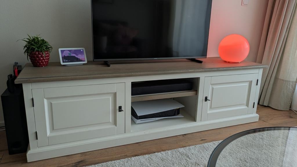 TV meubel, Ophalen, Gebruikt, 150 tot 200 cm, Minder dan 100 cm