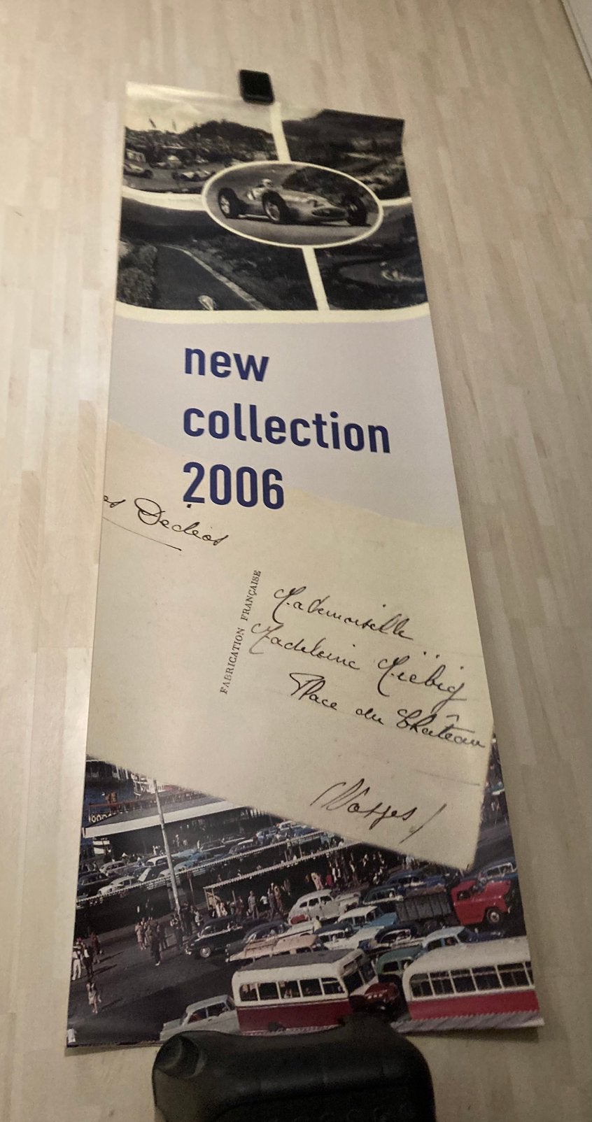 Reclame Poster C&A 2006 mercedes F1, Ophalen of Verzenden, Zo goed als nieuw, Formule 1
