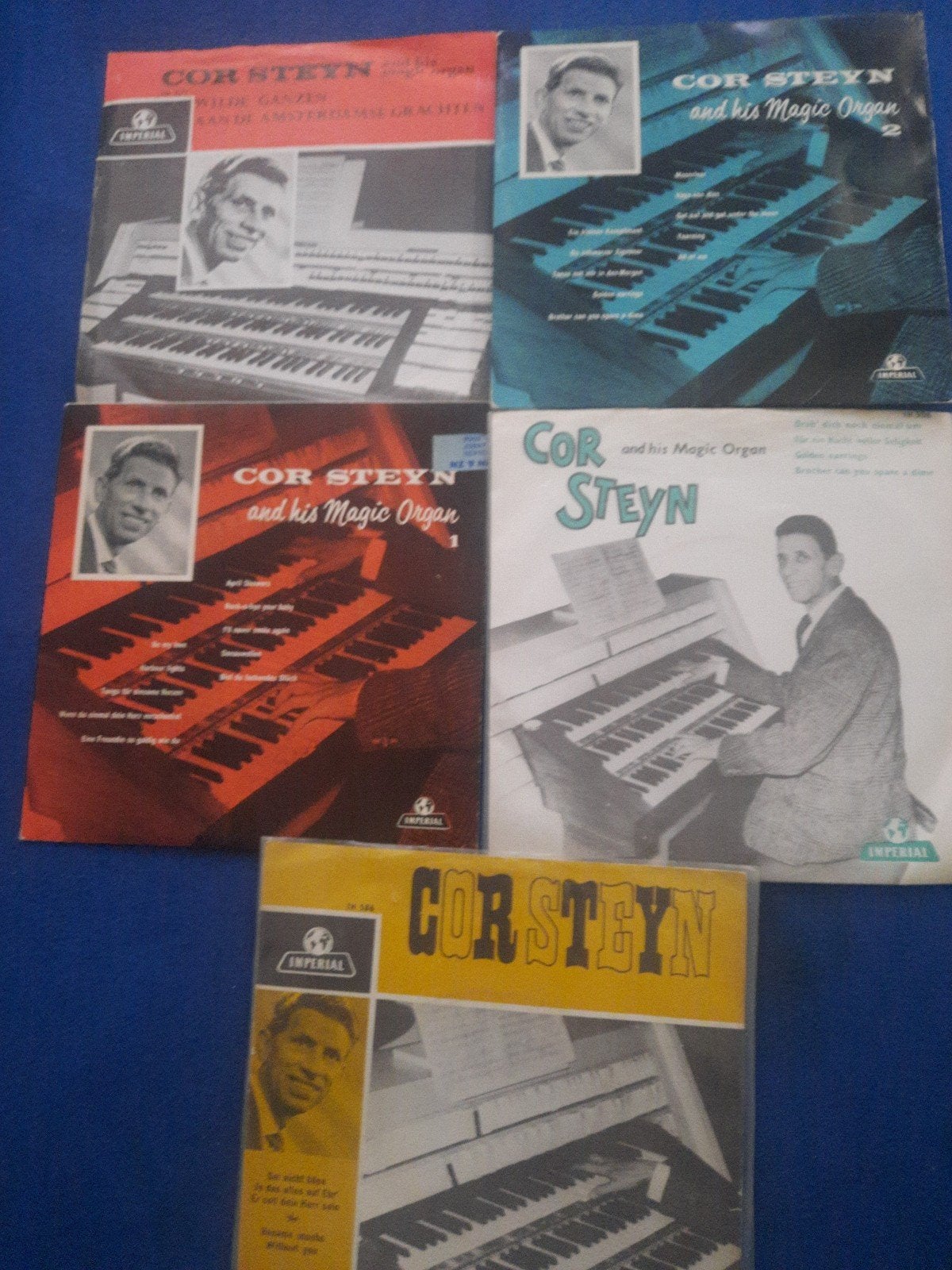 5x vinyl singels van Cor Steyn, Ophalen of Verzenden, Zo goed als nieuw, Nederlandstalig