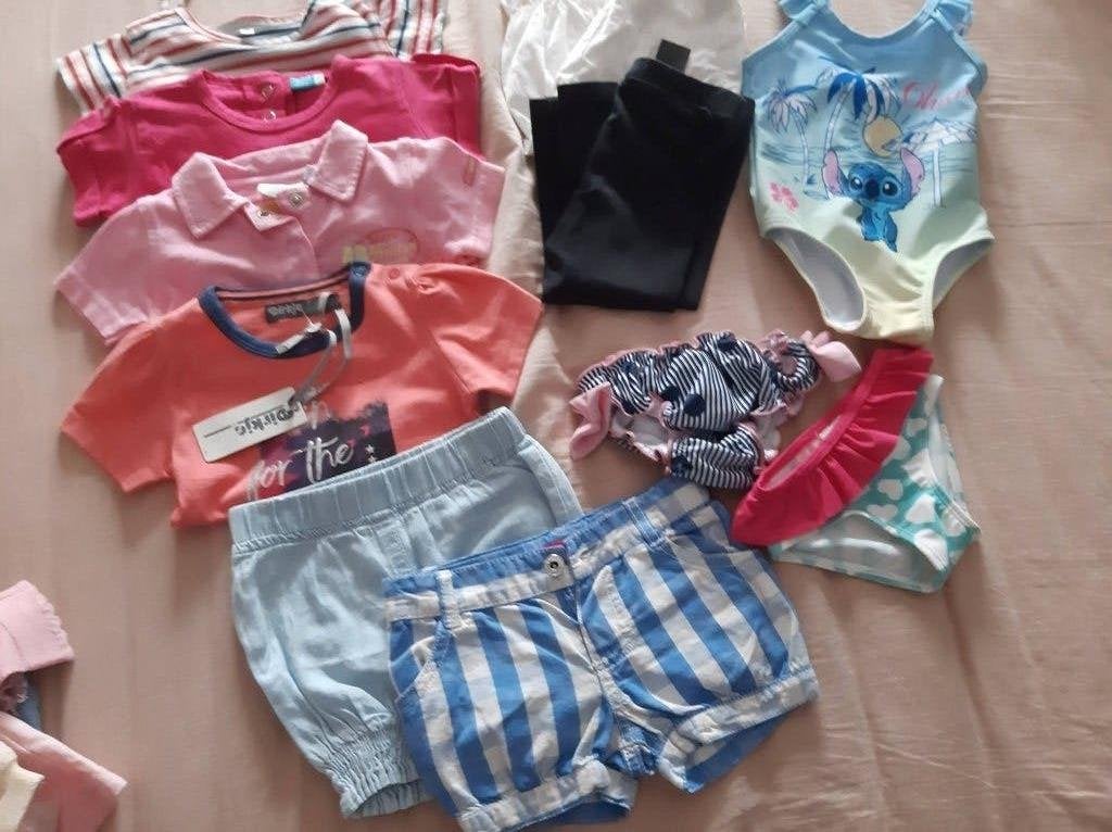 Babykleding pakket meisjes Mt 68 ( 11 stuks ), Ophalen of Verzenden, Zo goed als nieuw, Maat 68