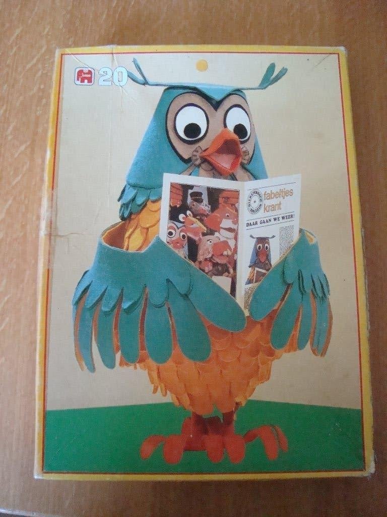 Fabeltjeskrant puzzel meneer de uil, Ophalen of Verzenden