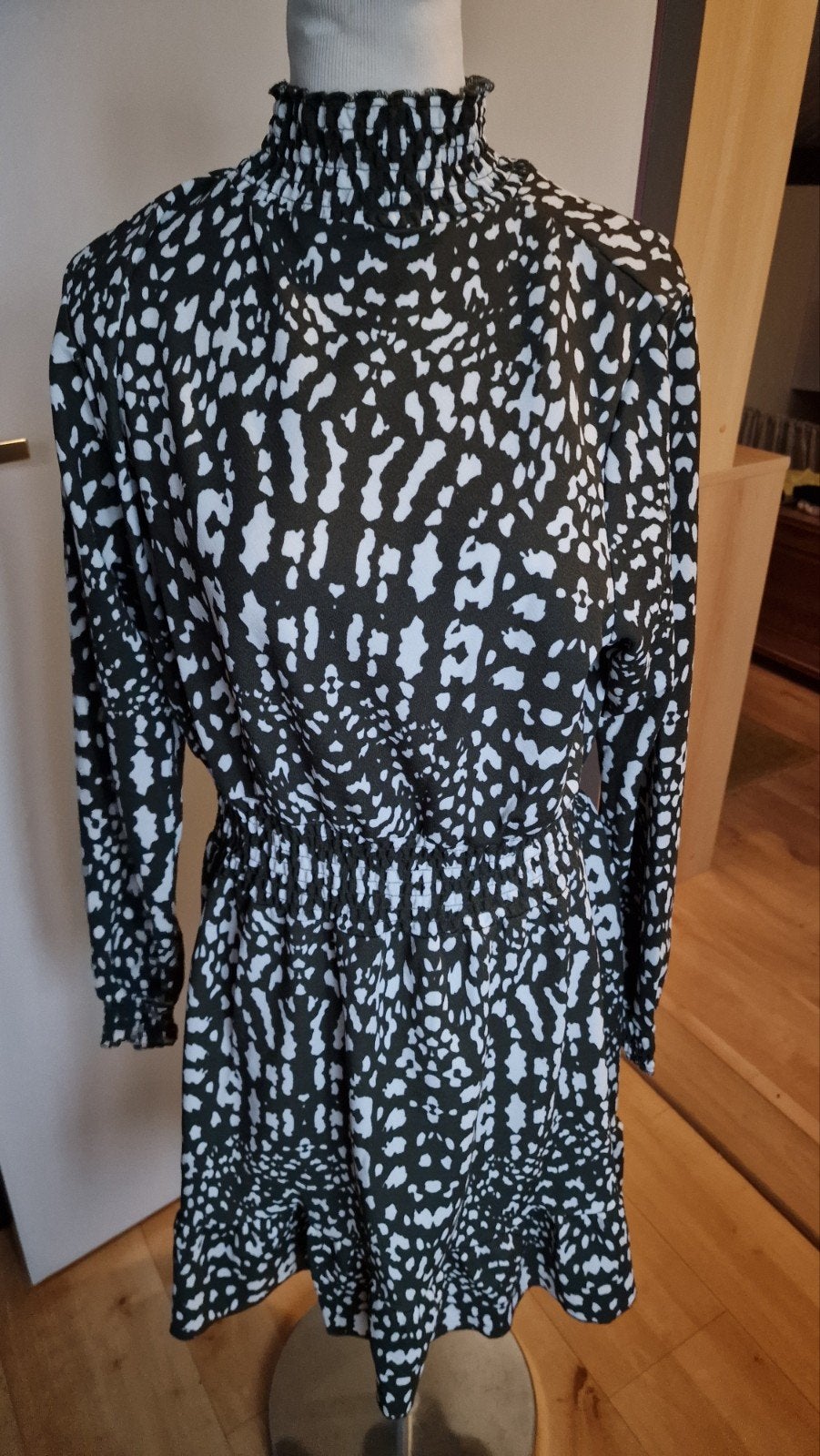 Supertrash jurk met dierenprint en colkraag, Maat 38/40 (M), Supertrash, Ophalen of Verzenden, Zo goed als nieuw
