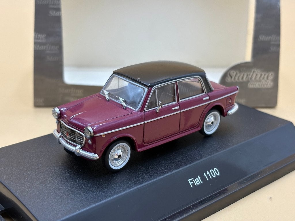 Fiat 1100 1:43 Starline, Hobby en Vrije tijd, Ophalen of Verzenden, Gebruikt, Auto, Overige merken