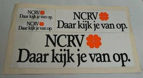 Stickers NCRV daar kijk je van op, Ophalen of Verzenden, Zo goed als nieuw, Film, Tv of Omroep