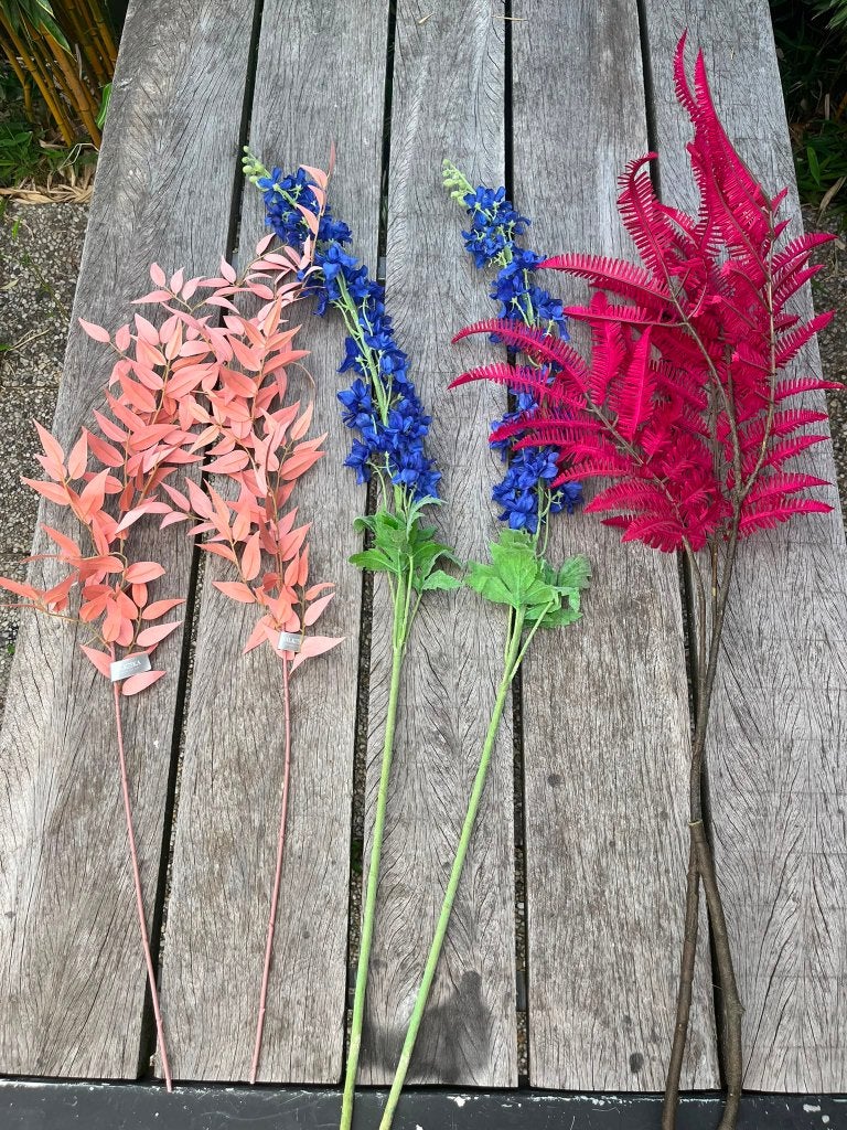 5 takken kunstbloemen, Binnen, Ophalen of Verzenden, Zo goed als nieuw, Kunststof