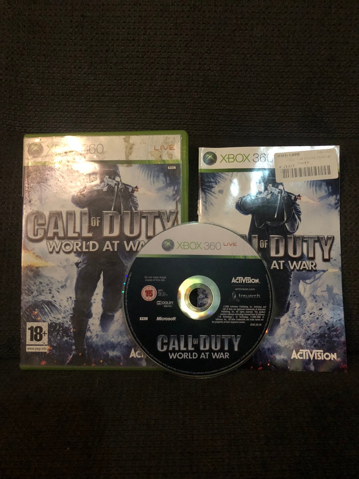 Tekoop call of duty world at war compleet met boekje, Spelcomputers en Games, Vanaf 18 jaar, 1 speler, Racen en Vliegen, Ophalen of Verzenden