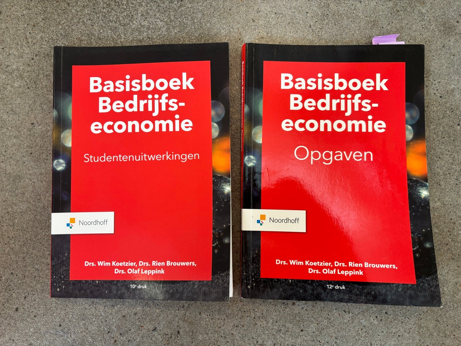 Basisboek Bedrijfseconomie (2 boeken), Ophalen of Verzenden, Gelezen, Economie en Marketing