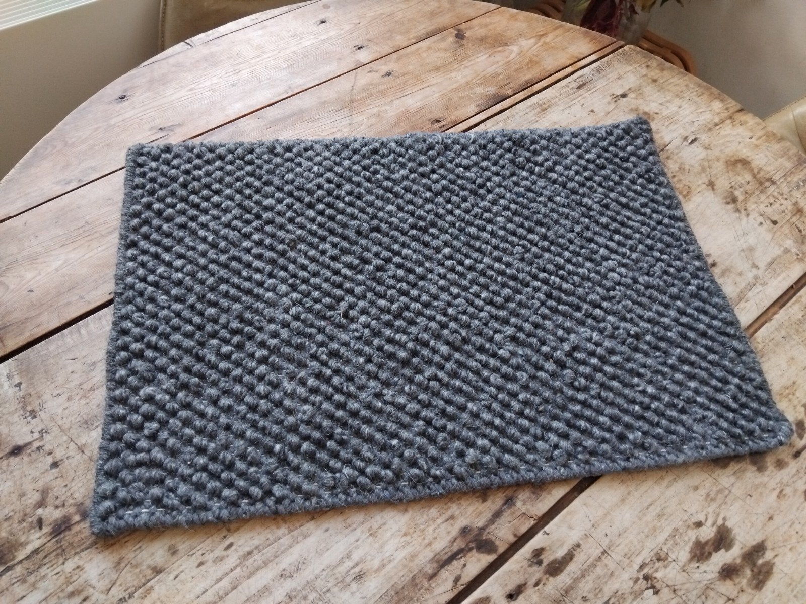 Grijs (deur)matje 41 x 61 cm van Kuatro Carpets, Binnen, Nylon, Nieuw, Ophalen of Verzenden