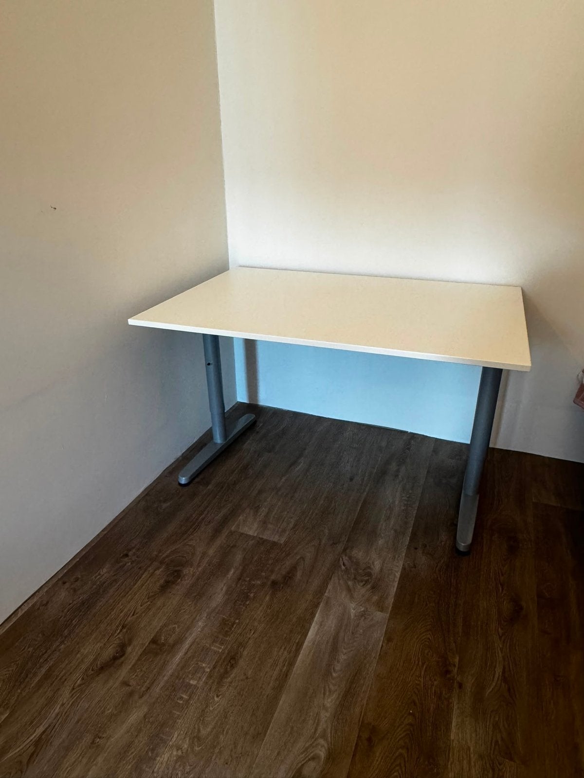 IKEA Galant bureau 120x80 cm, in hoogte verstelbaar, Ophalen, In hoogte verstelbaar, Gebruikt, IKEA