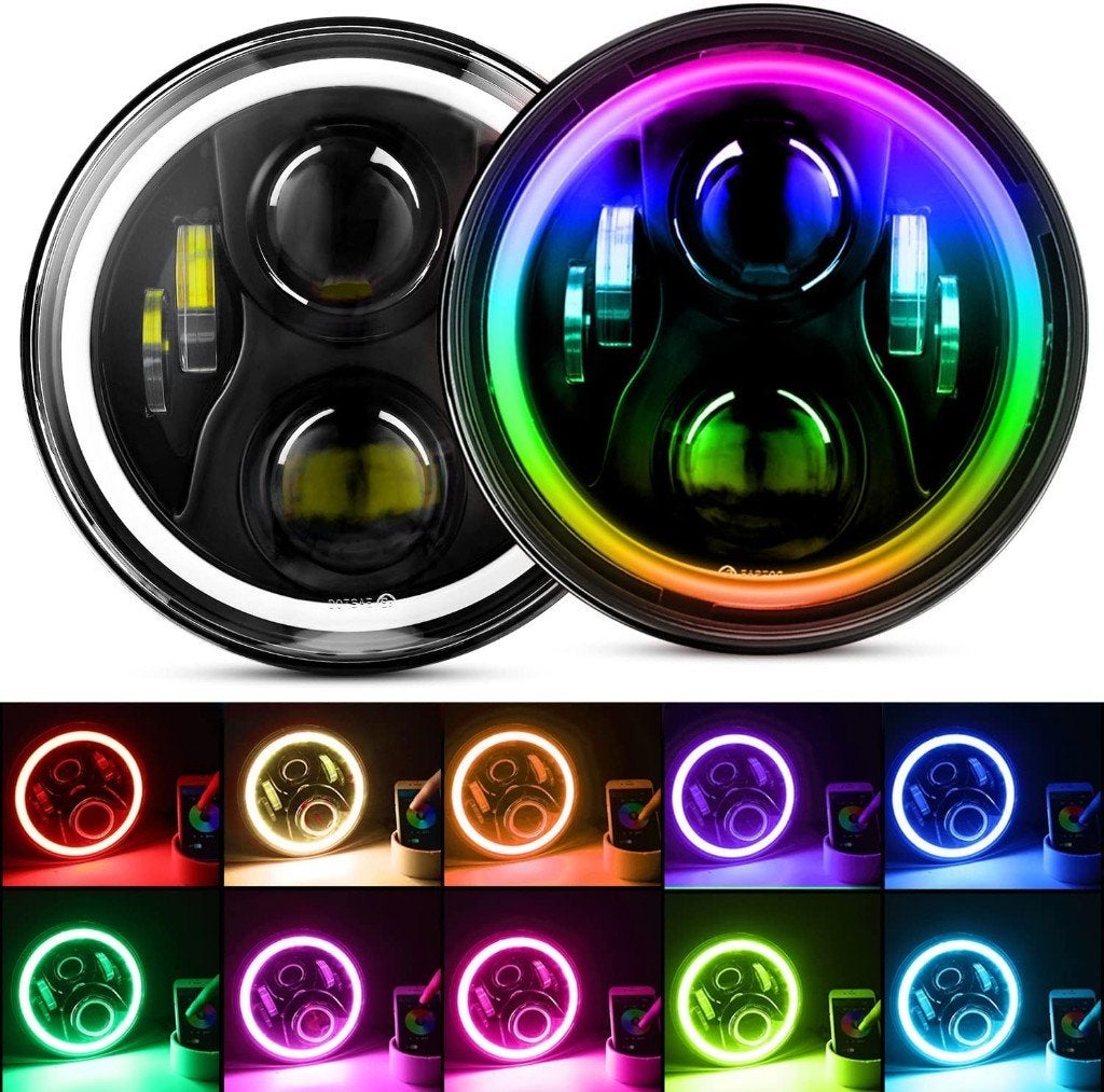 Jap Power multicolor led koplampen set - Mazda Mx5 Mx-5 NA, Ophalen of Verzenden