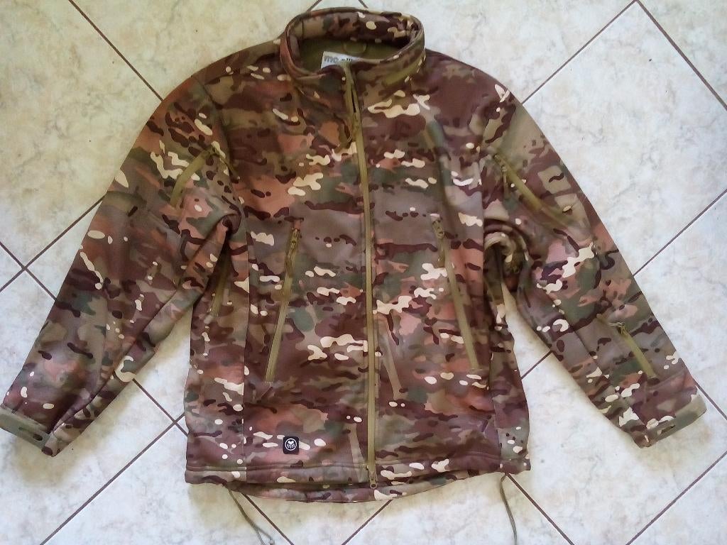 Softshell Sharkskin Multicam Camouflage Jas Leger (L), Verzenden, Landmacht, Nederland, Kleding of Schoenen