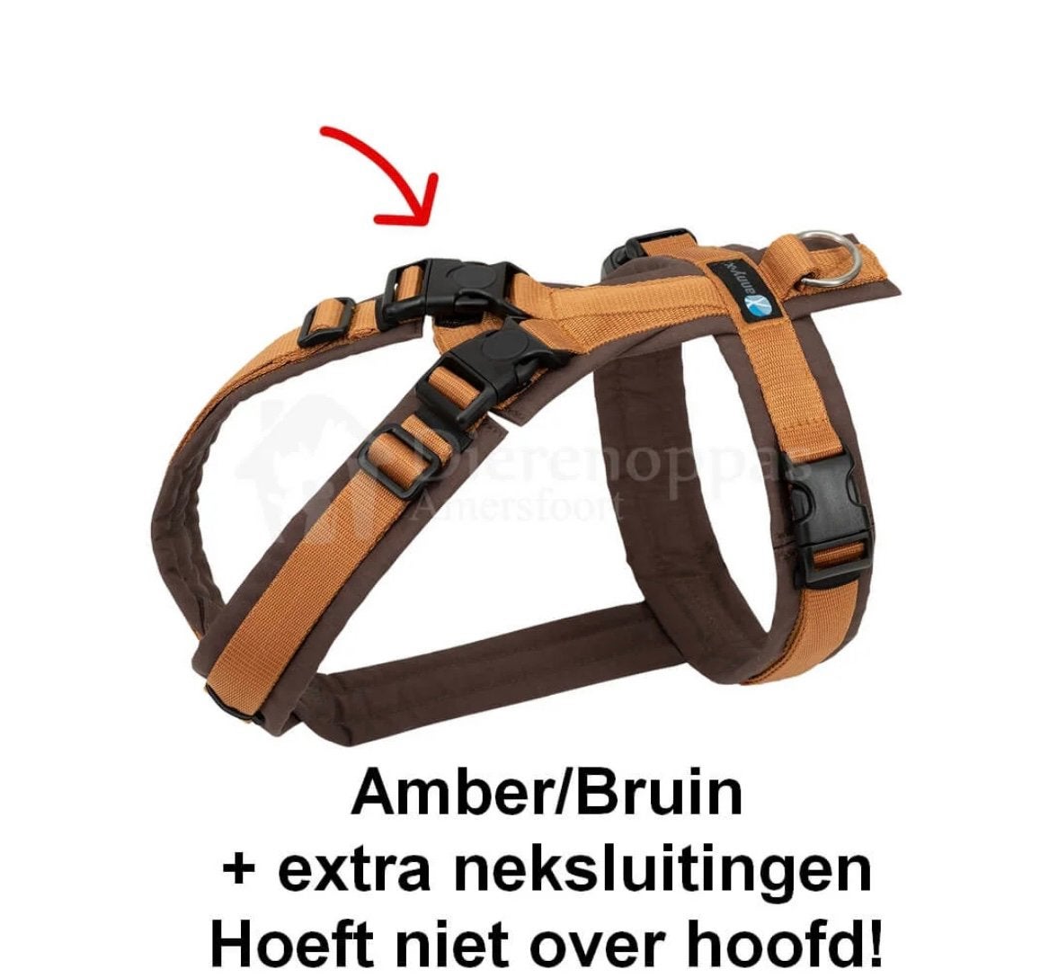 Anny-X Open Fun tuig Bruin/Amber XXS, hondentuig, Ophalen of Verzenden, Gebruikt