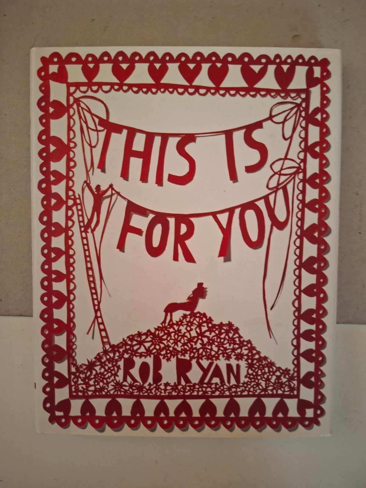 This is for you rob ryan paper cut boek engels scrap, Verzenden, Album of Boek