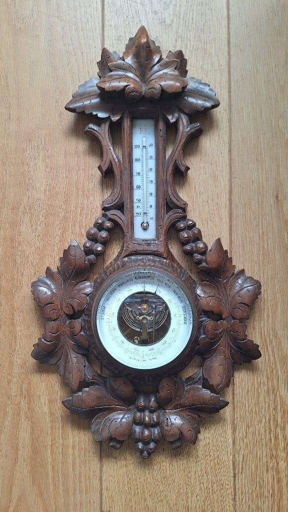Barometer en thermometer, Ophalen, Gebruikt, Barometer