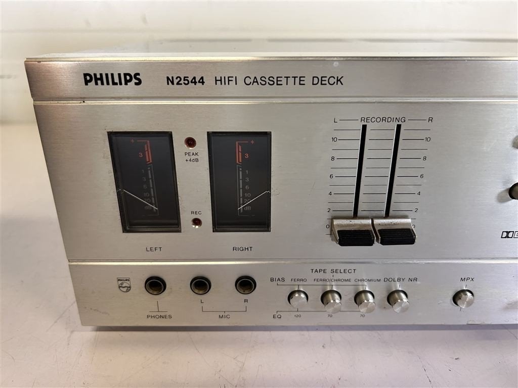 A7556. Philips N2544 cassettedeck, Ophalen of Verzenden, Philips