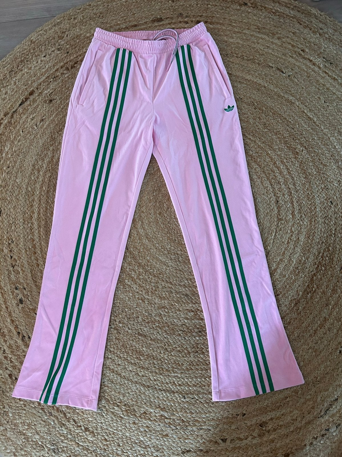 adidas Originals fluwelen trainingsbroek true pink S (34/36), Nieuw, Roze, Maat 36 (S), Lang