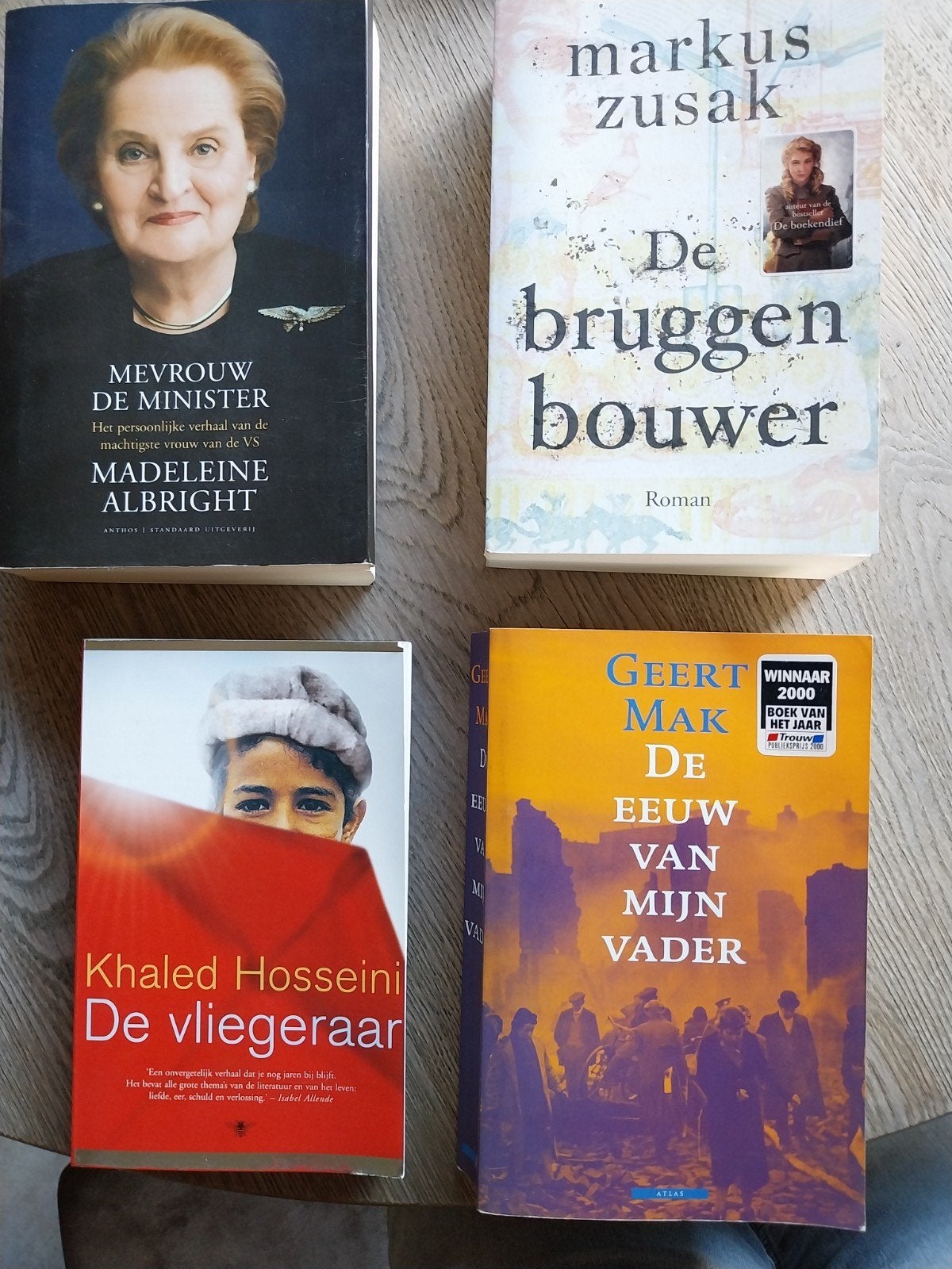 Boekenpakket: M. Albright, Markus Zusak, Khaled Hossei, Ophalen of Verzenden, Gelezen, Madeleine Albright, Markus Zusak, Khaled Hosseini, Geert Mak