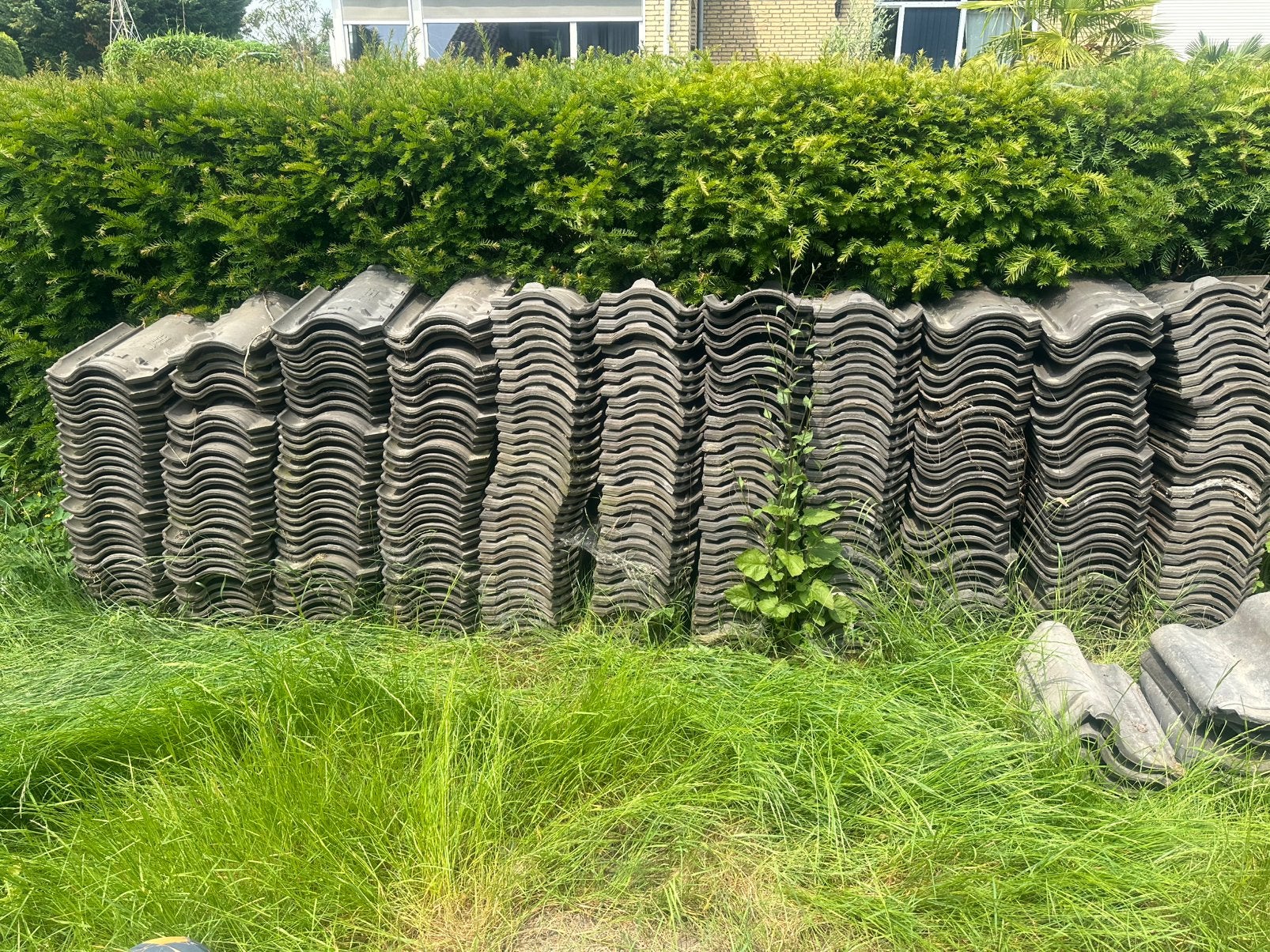 JD keramische dakpannen c.a 300 stuks 9 gevelpannen, Ophalen, Steen of Klei, Zo goed als nieuw, 15 m² of meer