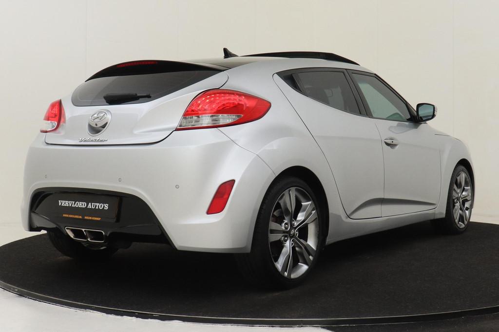 Hyundai Veloster 1.6 GDI/140PK I-CATCHER -PANO.DAK|CRUISE|LE, Auto's, Hyundai, Voorwielaandrijving, Gebruikt, 1591 cc, 4 cilinders