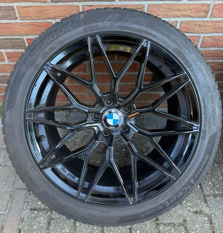 ✅ Zeer nette set Vossen Style Velgen + A merk band 7 8 serie, Banden en Velgen, Winterbanden, Personenwagen, Ophalen