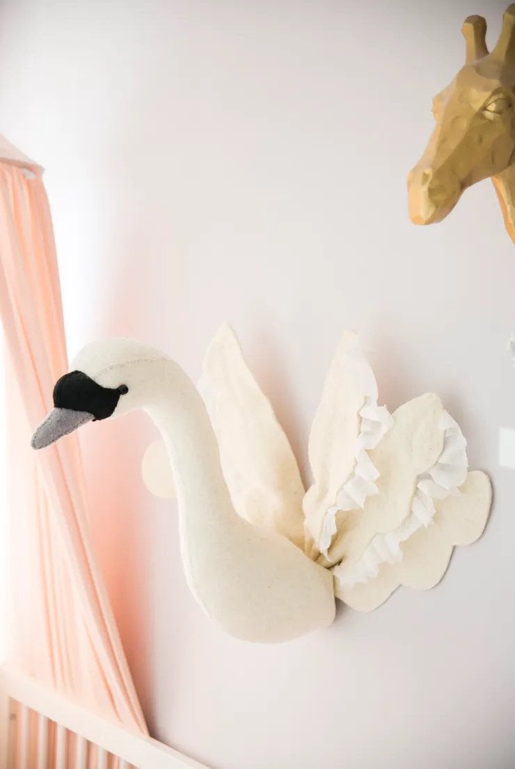 Fiona Walker England Zwaan Wanddecoratie, Kinderen en Baby's, Overige merken, Ophalen of Verzenden, Zo goed als nieuw, Wit