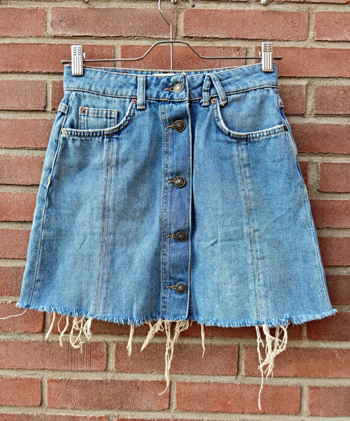 America Today denim skirt maat XS - als nieuw!, Blauw, Ophalen of Verzenden, Zo goed als nieuw, Maat 34 (XS) of kleiner