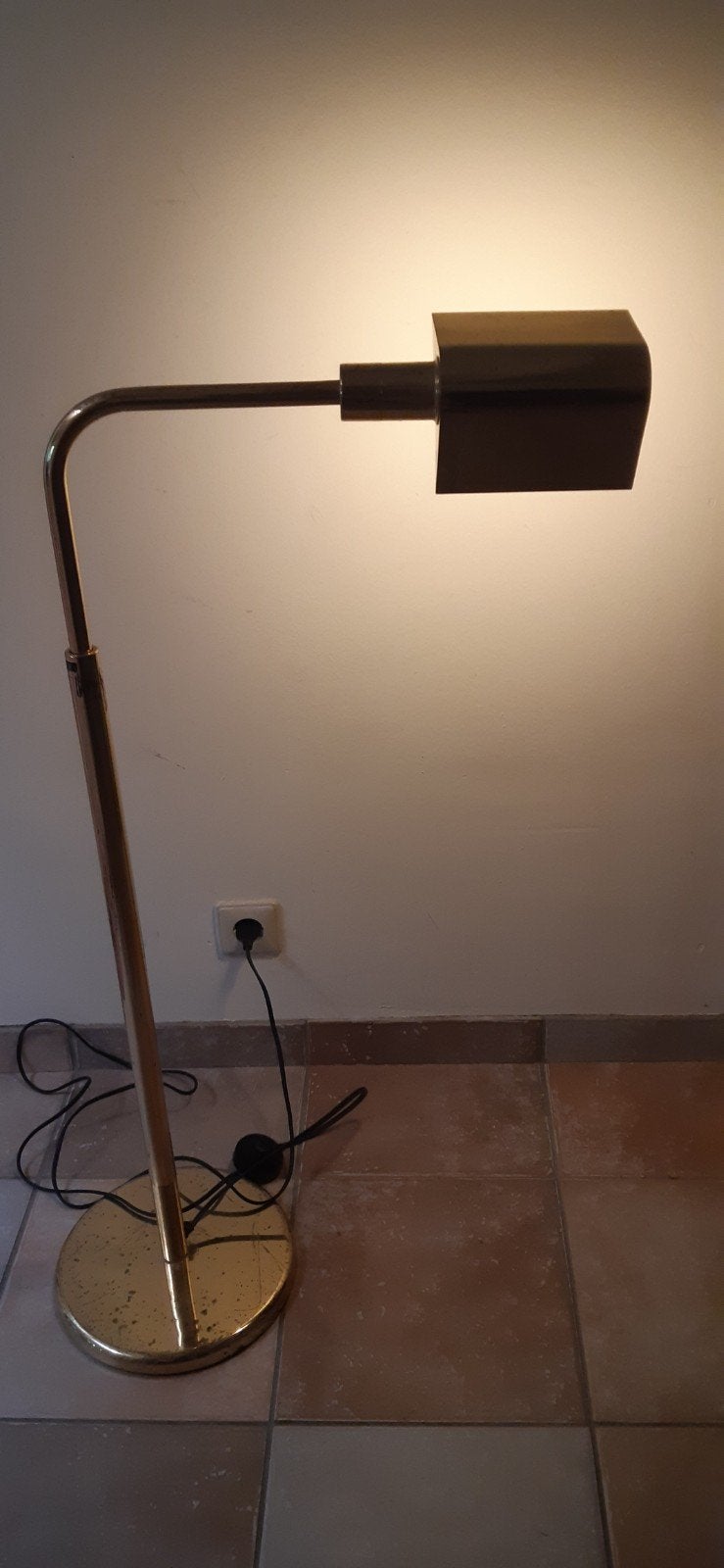 Vibia seventies Spaans design vloerlamp verstelbaar, Ophalen of Verzenden, Gebruikt