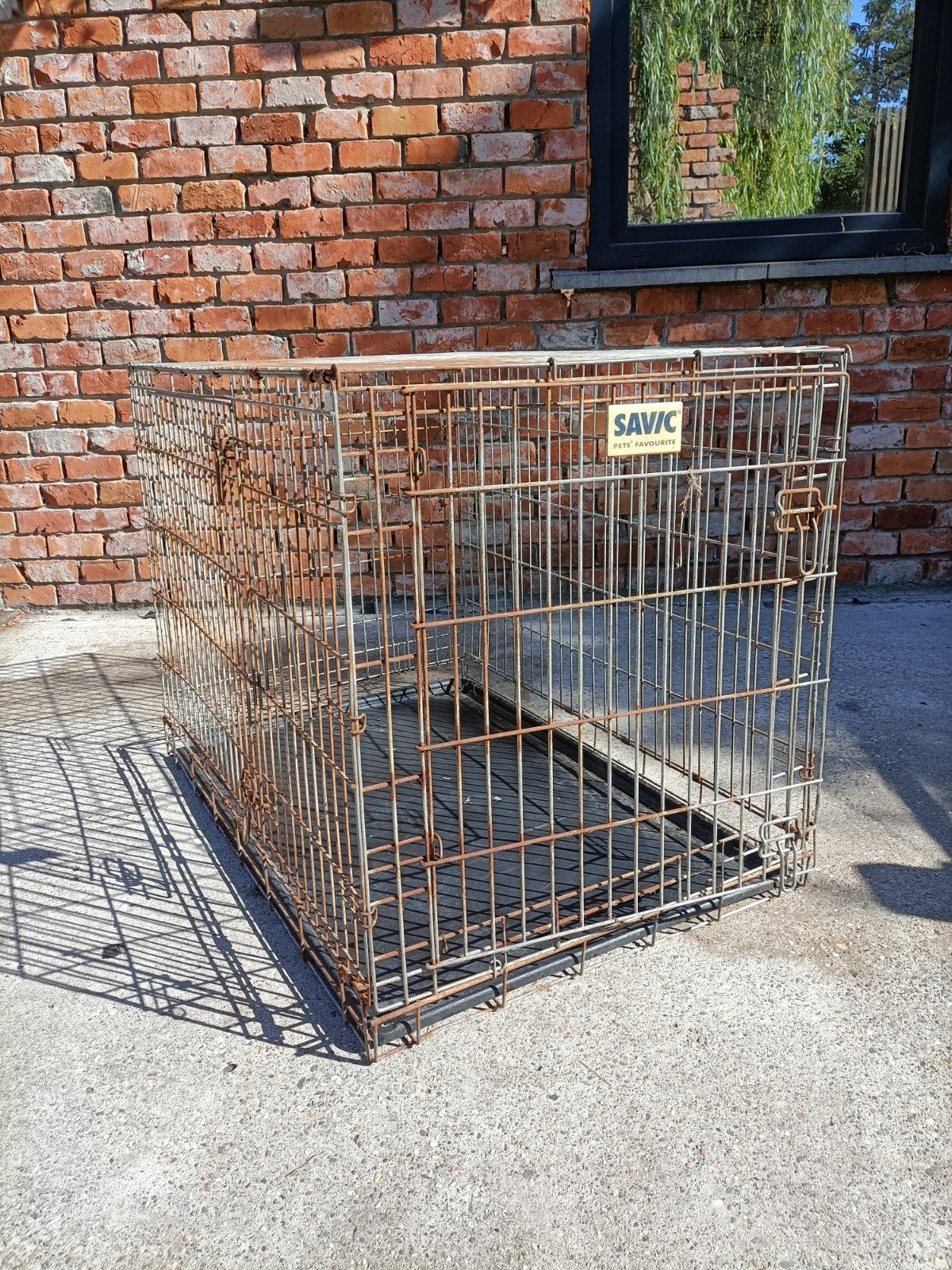 grote hondenbench 107cm lang!, Ophalen, Gebruikt