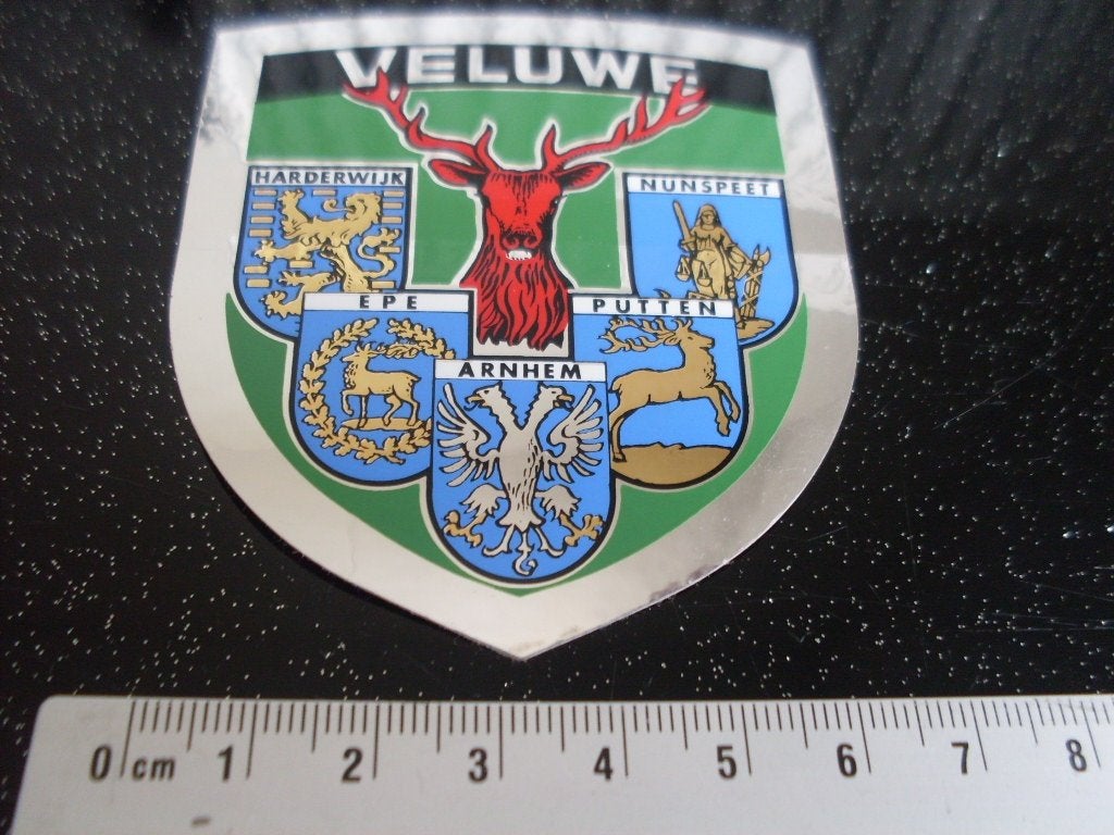 folie sticker veluwe harderwijk nunspeet epe putten arnhem, Verzamelen, Stickers, Verzenden, Zo goed als nieuw, Overige typen