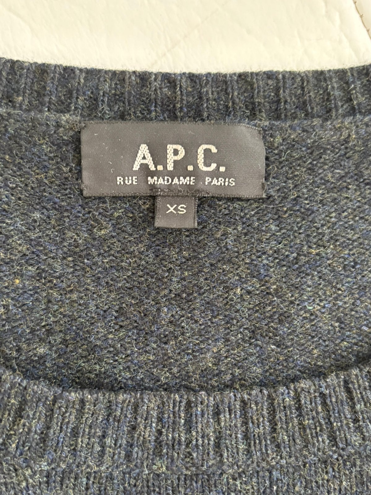 APC Vintage Boxy Wool Women's sweater XS, Ophalen of Verzenden, Zo goed als nieuw, Maat 34 (XS) of kleiner, Grijs