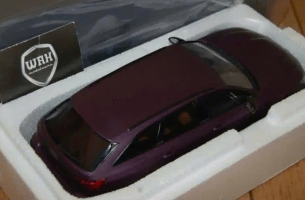 1:18 AUDI RS6 AVANT C8 2020 purple GT spirit GT825 WRH, Verzenden, Zo goed als nieuw, Auto, Overige merken
