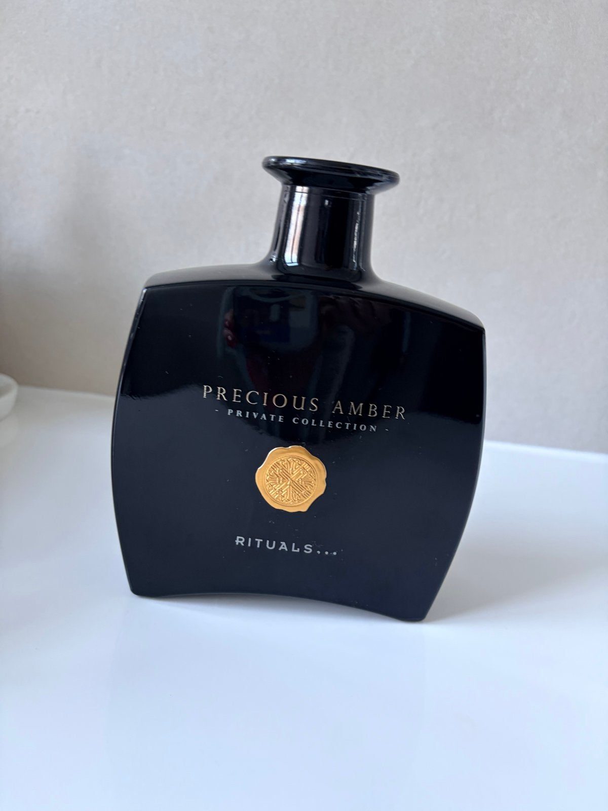 Grote Rituals Precious Amber fles, Ophalen of Verzenden, Gebruikt, Zwart, Glas