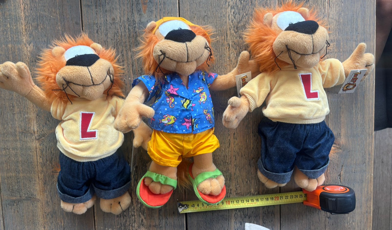 NEW: 3x loeki de leeuw knuffels! Kaartjes er nog aan!!, Overige merken, Overige karakters, Overige typen, Nieuw