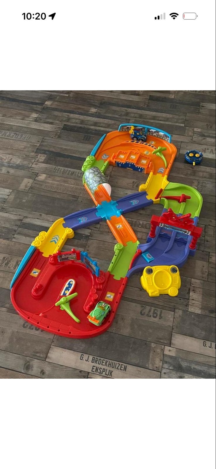 VTech Toet Toet Auto's Mega RC Racecircuit - Compleet & Werk, Overige merken, Racebaan, Zelf te bouwen, Ophalen of Verzenden