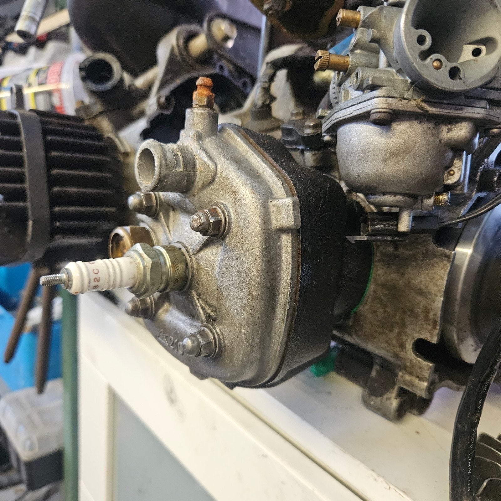 50cc Minarelli Horizontaal Cilinder / Onderblok Quad, Ophalen, Gebruikt, Cilinder, Minarelli