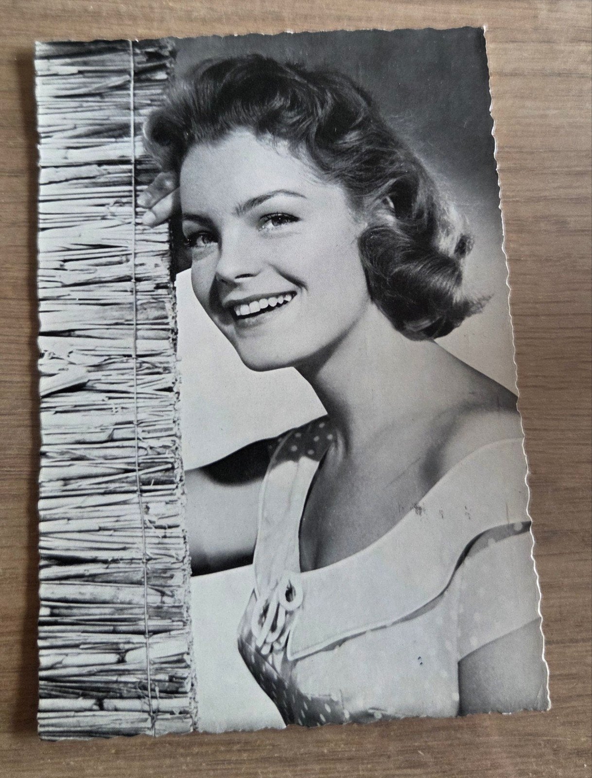 Ansichtkaart Romy Schneider - 1958, Ophalen of Verzenden, 1940 tot 1960, Gelopen