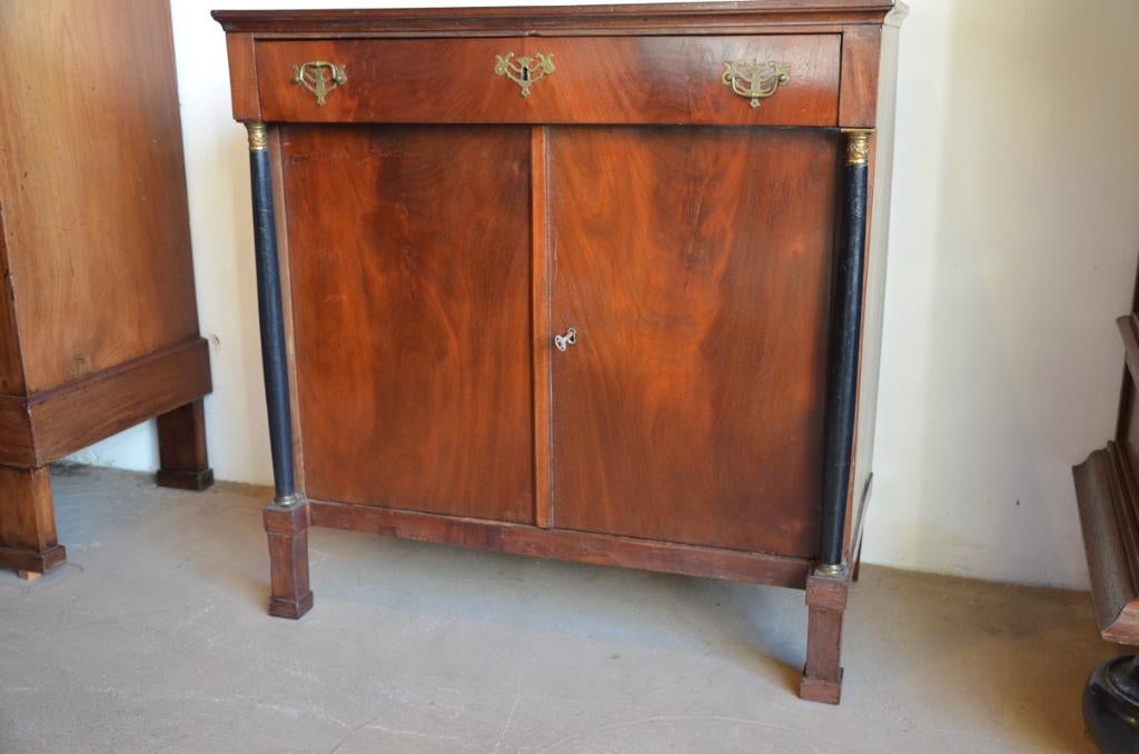 Mahonie commode, Ophalen of Verzenden