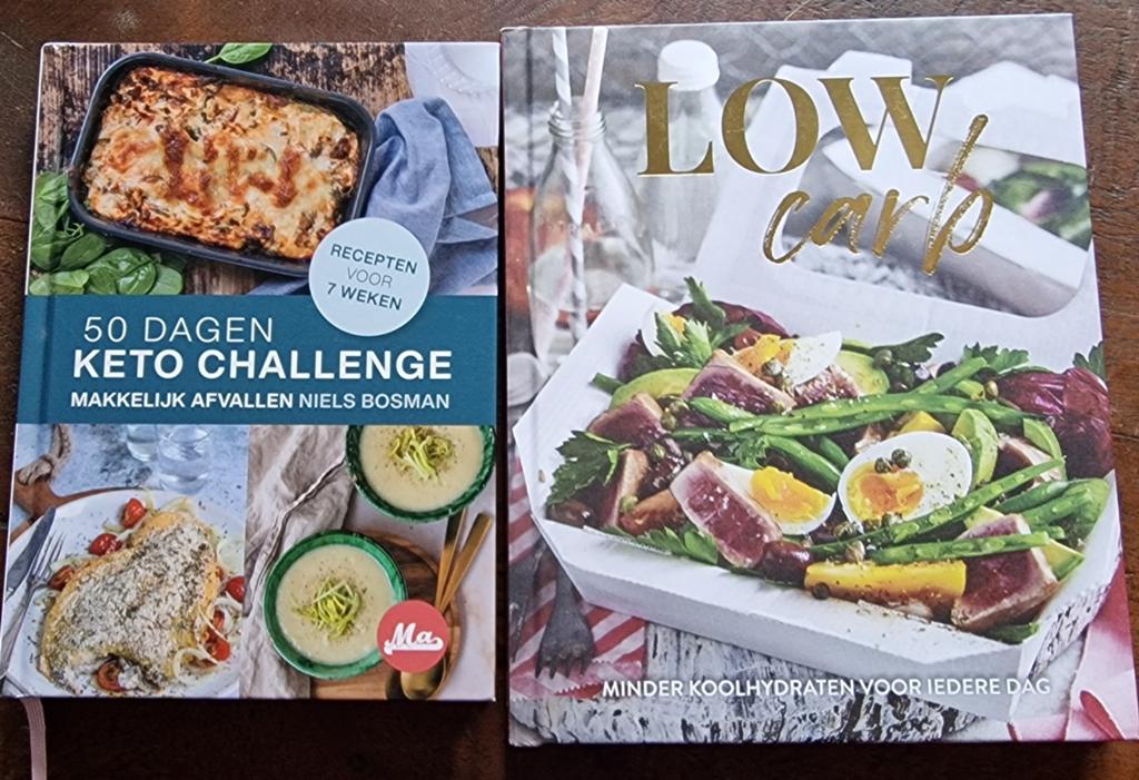 Keto Challenge & Low Carb Kookboeken (Niels Bosman), Ophalen of Verzenden, Zo goed als nieuw, Dieet en Voeding, Niels Bosman