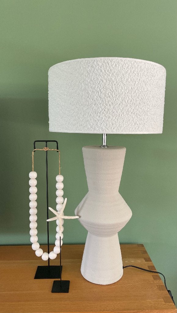 Light en Living tafellamp Ayla crème, Huis en Inrichting, Lampen | Tafellampen, Ophalen, Zo goed als nieuw, Overige materialen