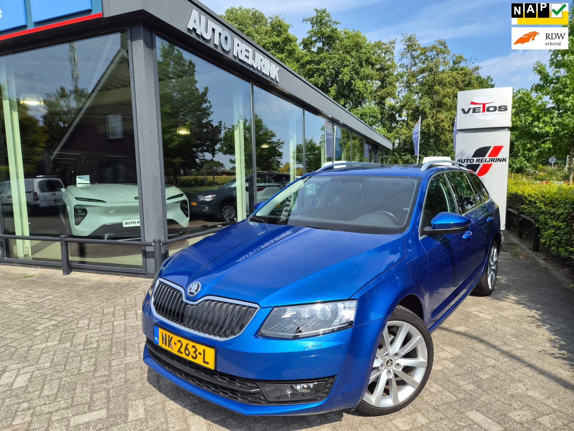Skoda Octavia Combi 1.0 TSI Greentech Style Business/TREKHAA, Stof, Gebruikt, Blauw, 116 pk