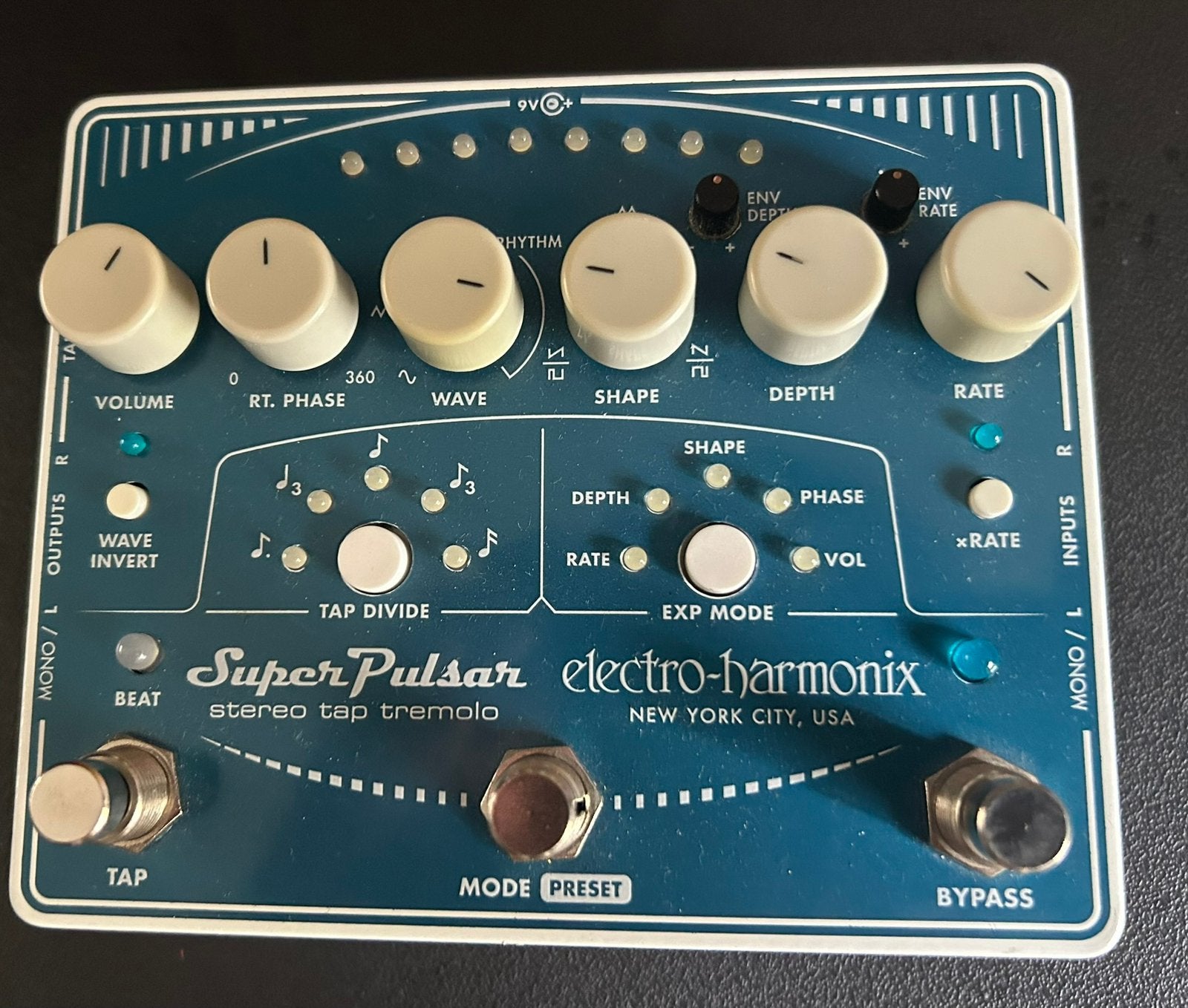 TC Electronic Super Pulsar Stereo Tap & tremolo, Muziek en Instrumenten, Effecten, Ophalen of Verzenden, Zo goed als nieuw