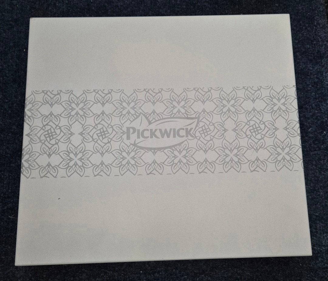 Pickwick theedoos, Ophalen, Gebruikt, Hout