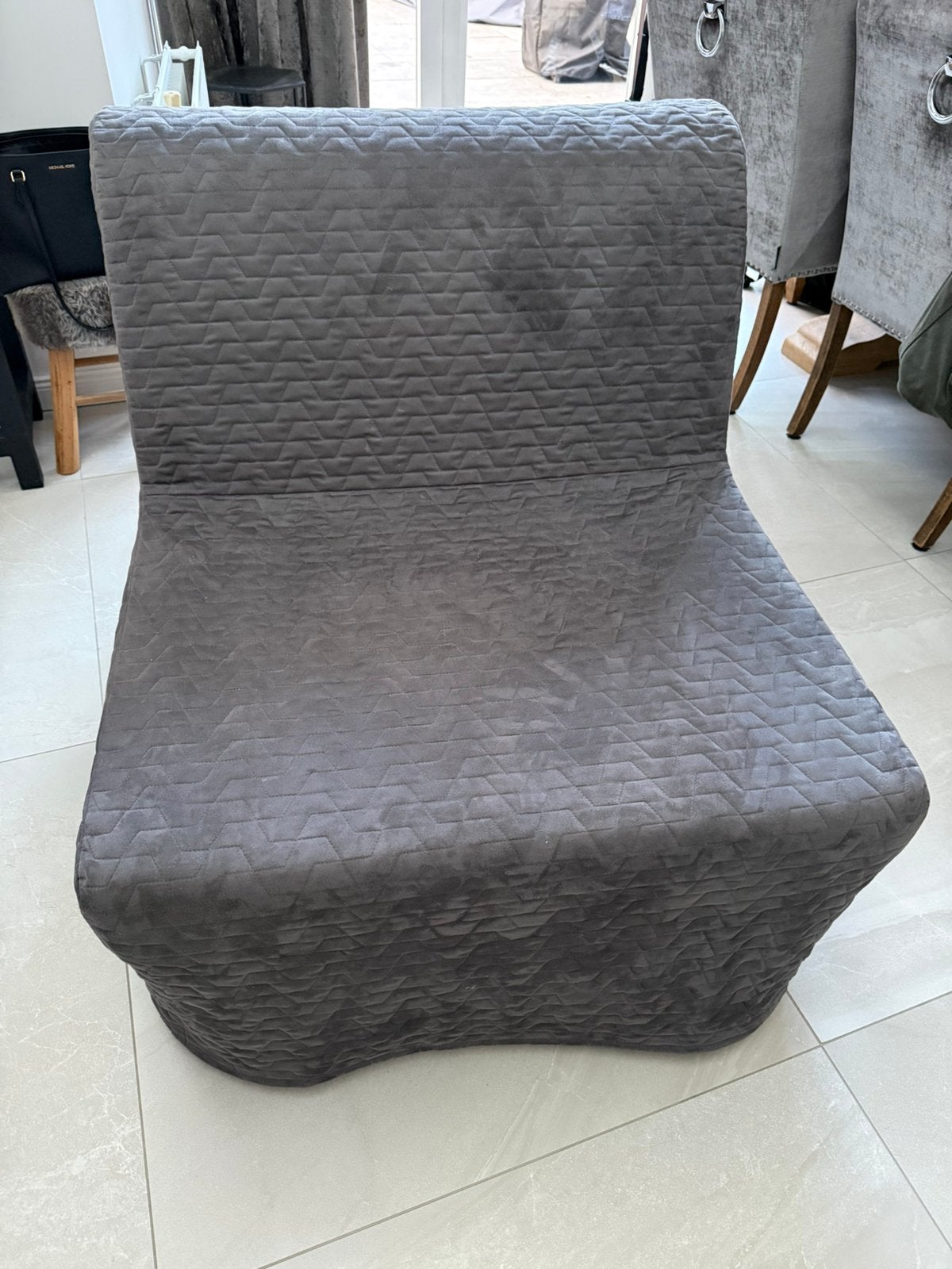 Ikea LYCKSELE LÖVÅS slaapfauteuil, Huis en Inrichting, Slaapkamer | Slaapbanken, Ophalen, Zo goed als nieuw, Eenpersoons, 80 cm