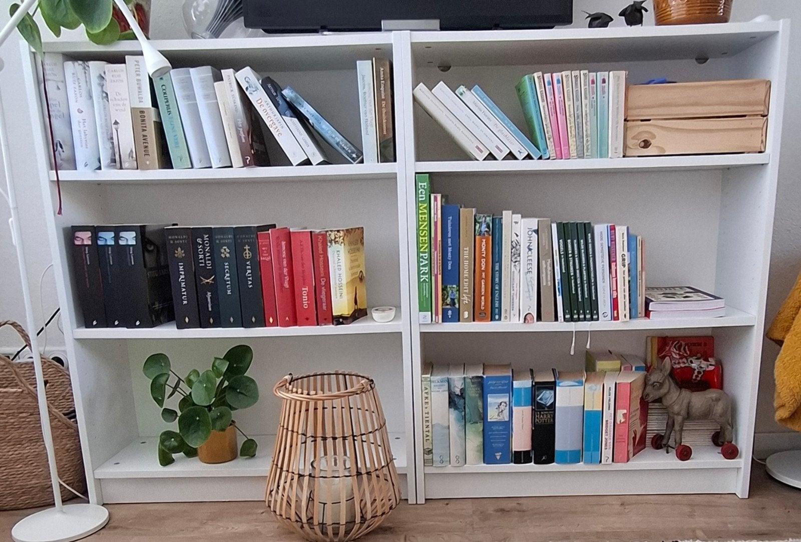 2 x witte Billy boekenkast IKEA (1x GERESERVEERD), Huis en Inrichting, Ophalen, Met plank(en), 100 tot 150 cm, 50 tot 100 cm