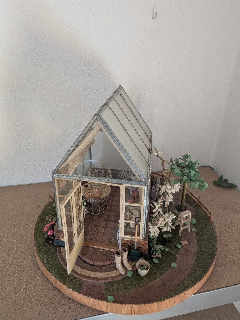 poppenhuis /Tuinhuisje, Ophalen, Zo goed als nieuw, Decoratie
