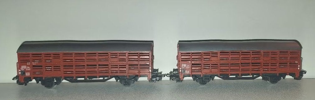 2x Marklin H0 4629 - Veewagen van de DB, Wisselstroom, Gebruikt, Wagon, Ophalen of Verzenden
