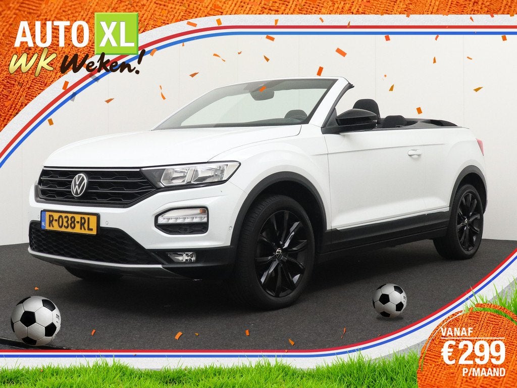 Volkswagen T-Roc Cabrio TSI Style Camera Adap.Cruise Stoelve, Voorwielaandrijving, Stof, Gebruikt, Cabriolet