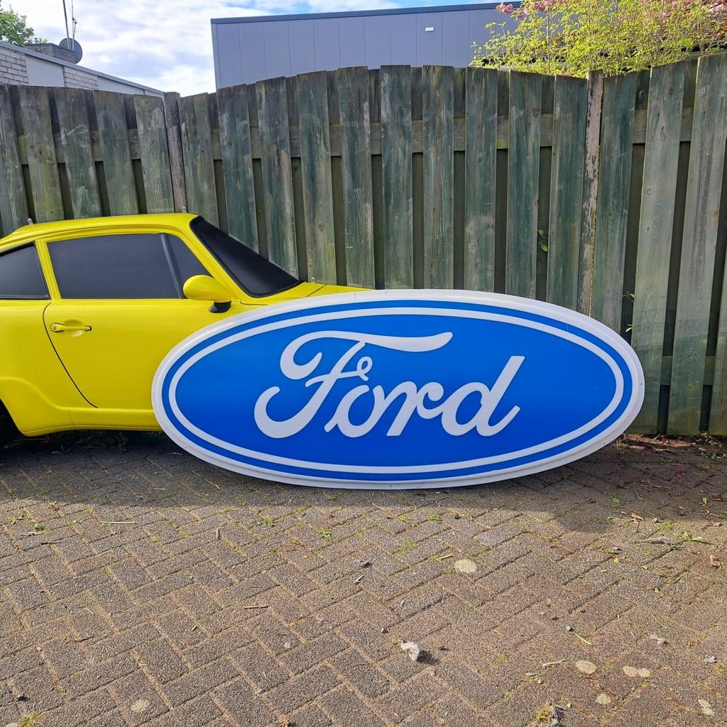 Ford lichtbak plaat Xxl, Verzamelen, Ophalen, Gebruikt, Lichtbak of (neon) lamp