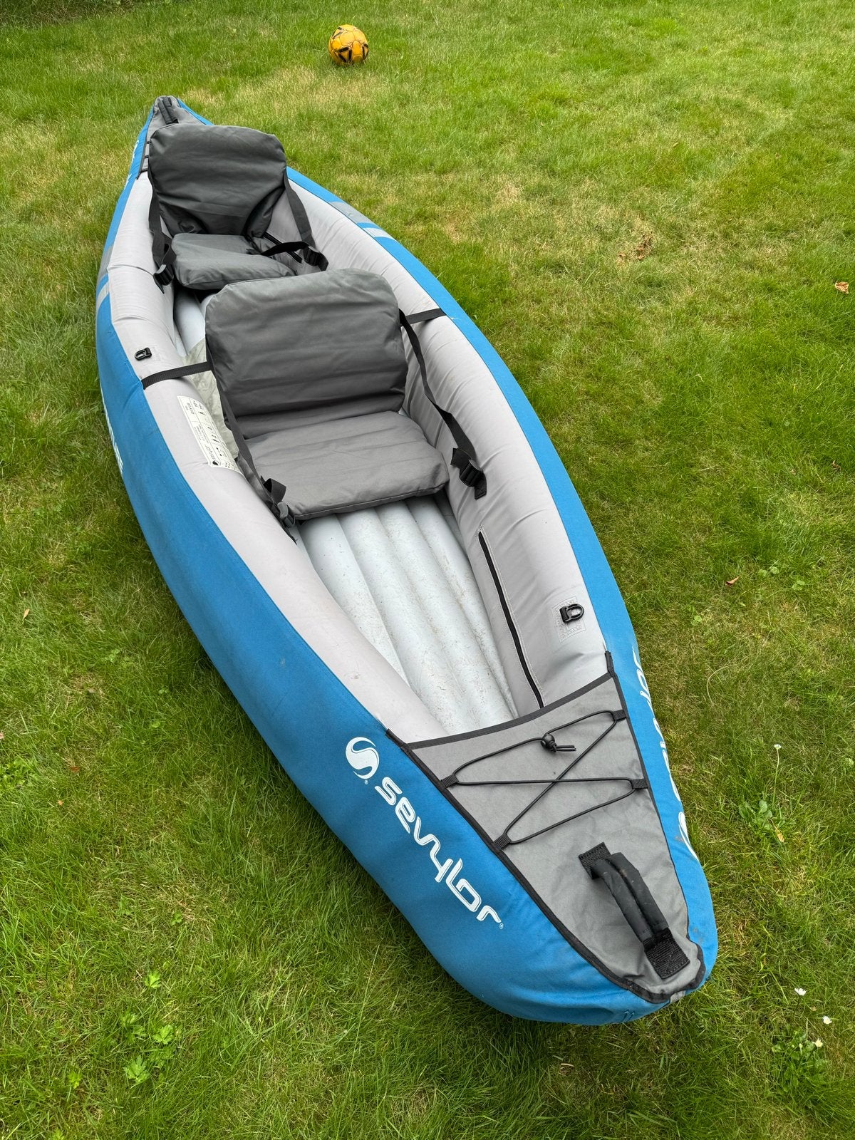 Sevylor Adventure Kajak - Opblaasbaar met 2 Peddels, Watersport en Boten, Ophalen, Opblaasbaar, Zo goed als nieuw, 2-persoons