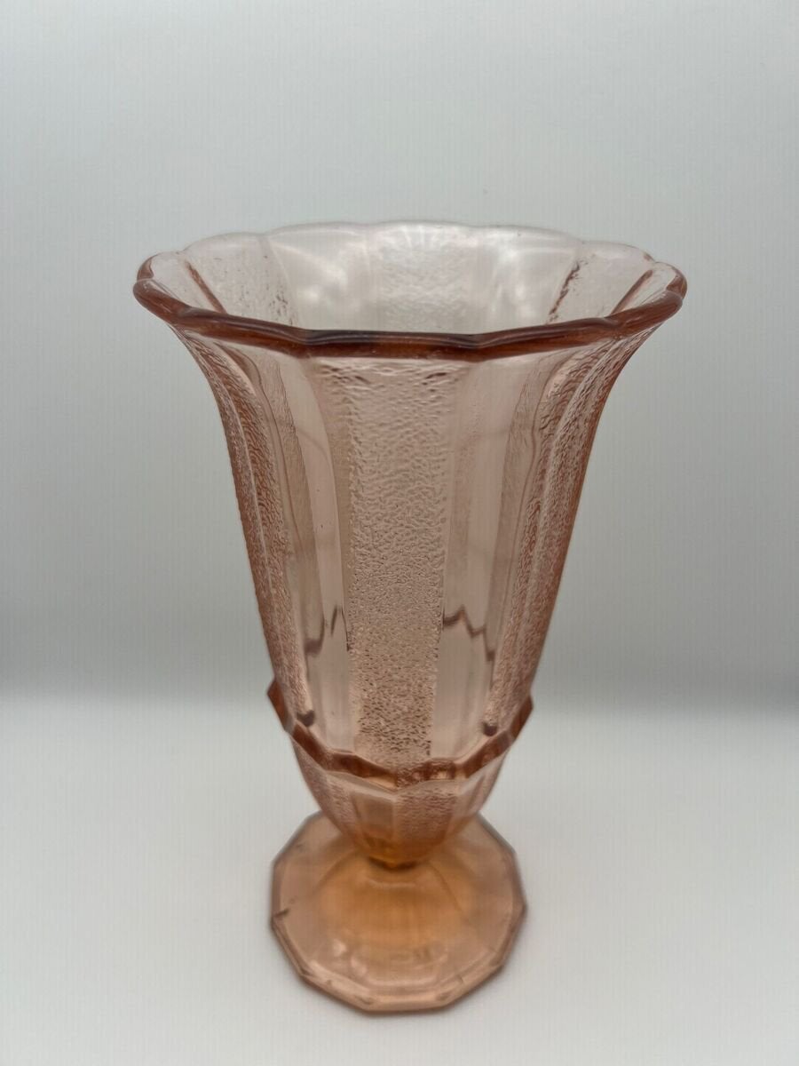Kavel 69 - Elegante Rosaline Vaas, Val Saint Lambert, Belgie, Antiek en Kunst, Ophalen
